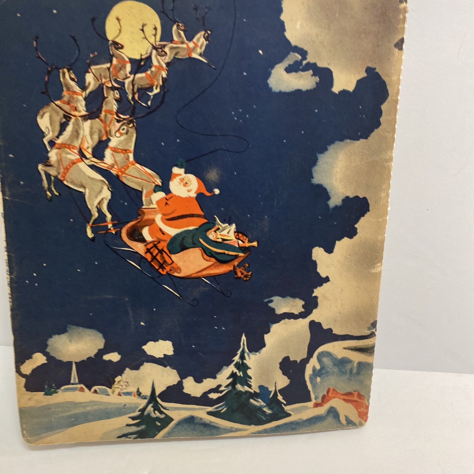 RARE VTG 1944 The Night Before Christmas Animated By Meg Wohlberg Pop Ups USA