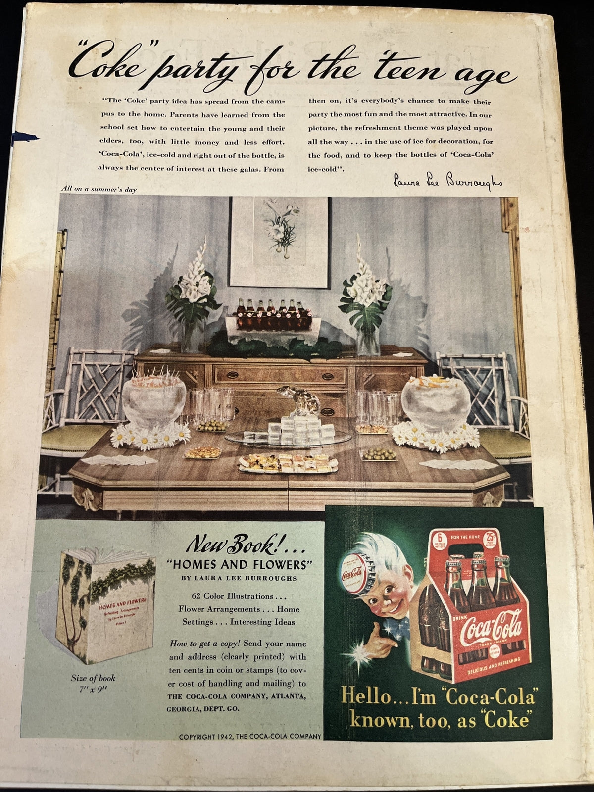 1942 JUNE GOOD HOUSEKEEPING MAGAZINE - NICE ILLUSTRATED FRONT COVER - E 3820