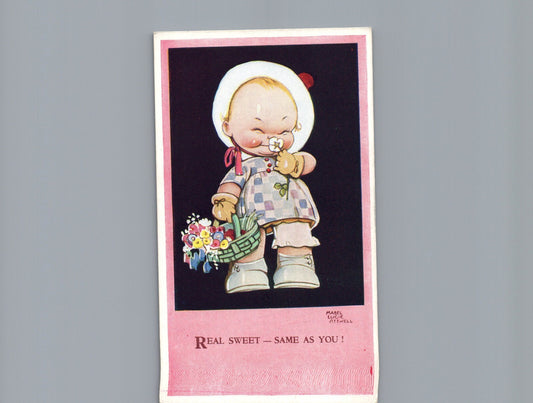  MLA Mabel Lucie Attwell Vintage Postcard Series Real Sweet