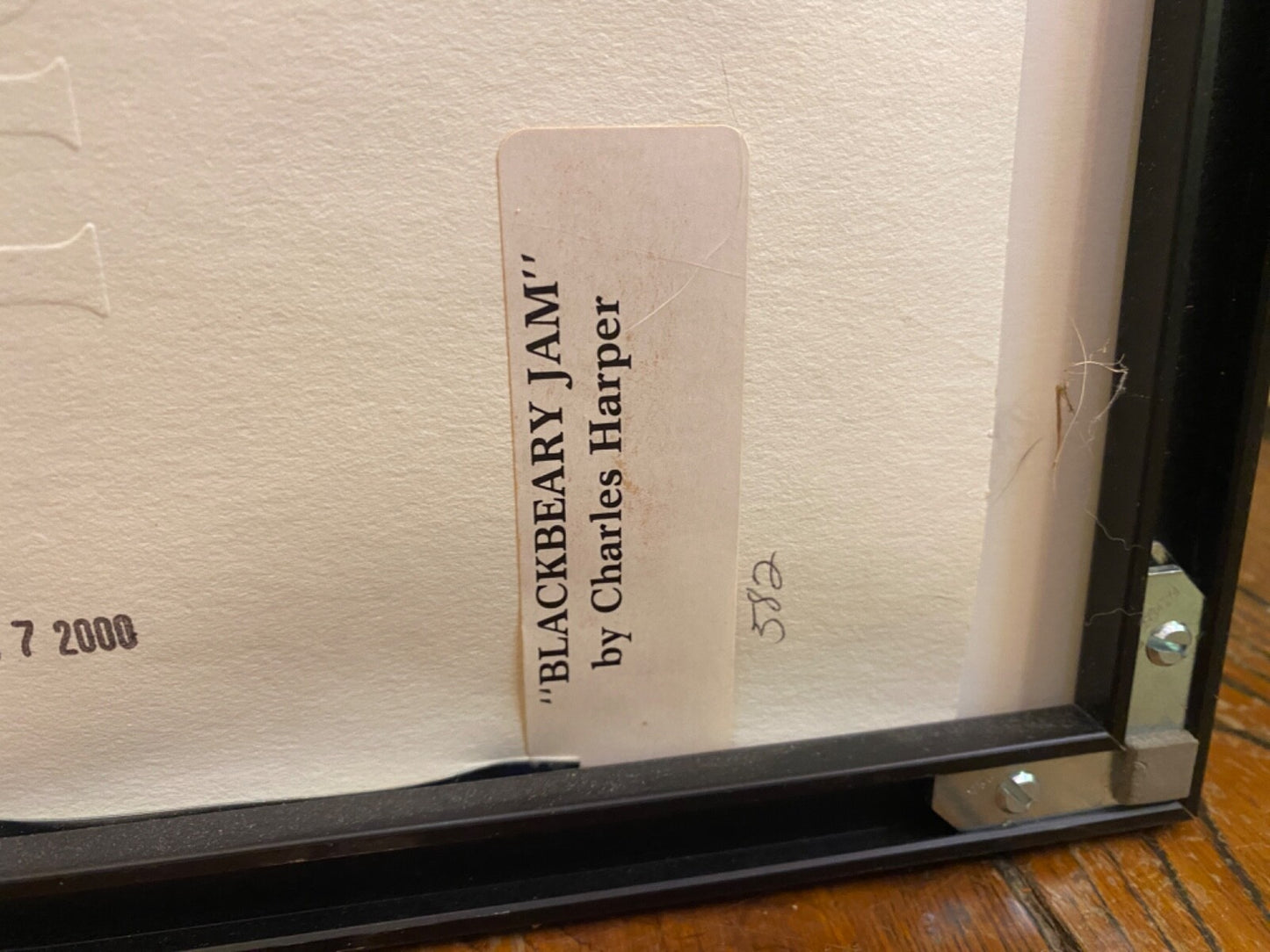 Charley Harper "Blackbeary Jam" Signed & Numbered Framed Serigraph 1984 582/1000