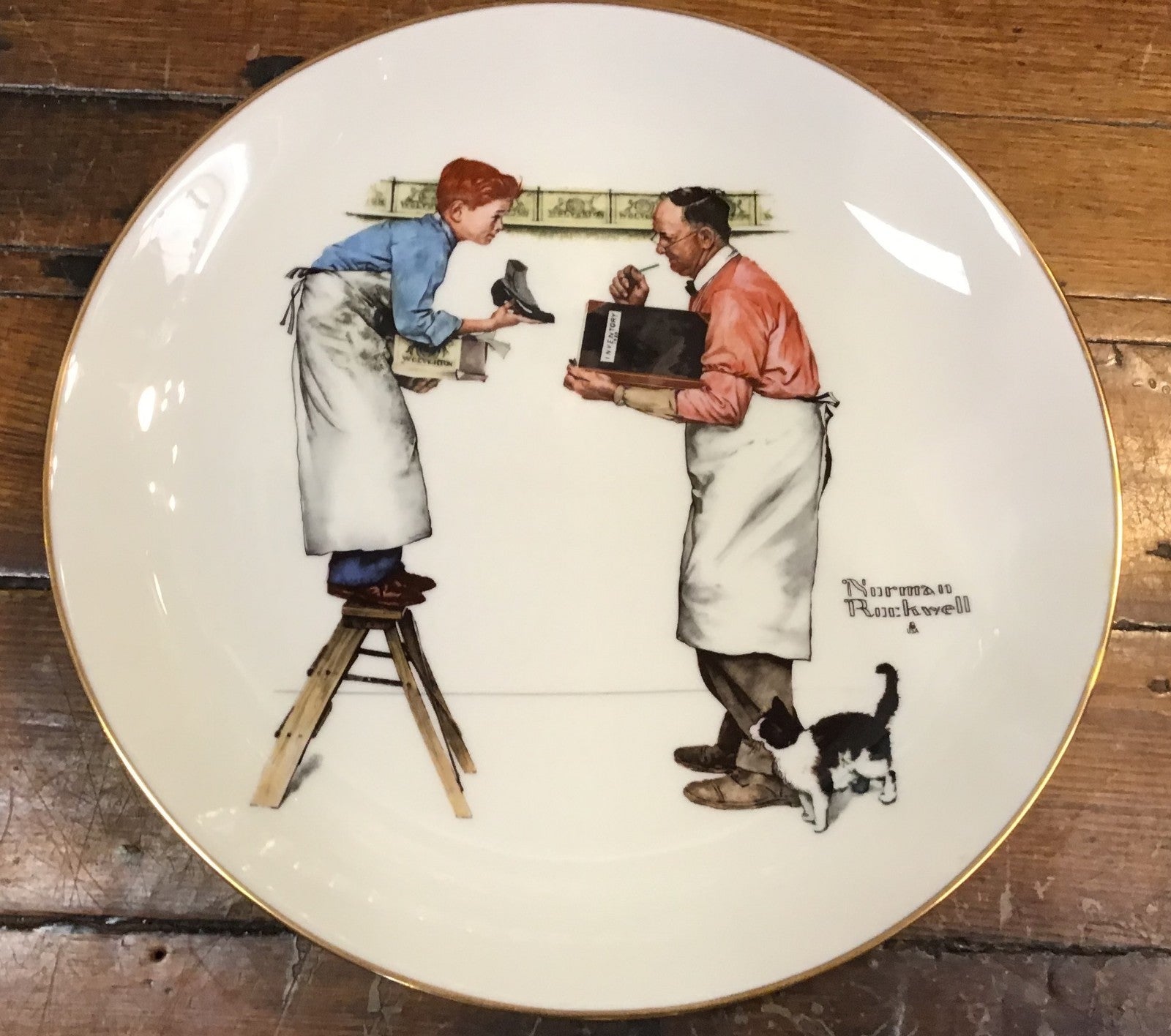 1979 Gorham Norman Rockwell Four Seasons Collector Plates Limited Edition Boxed