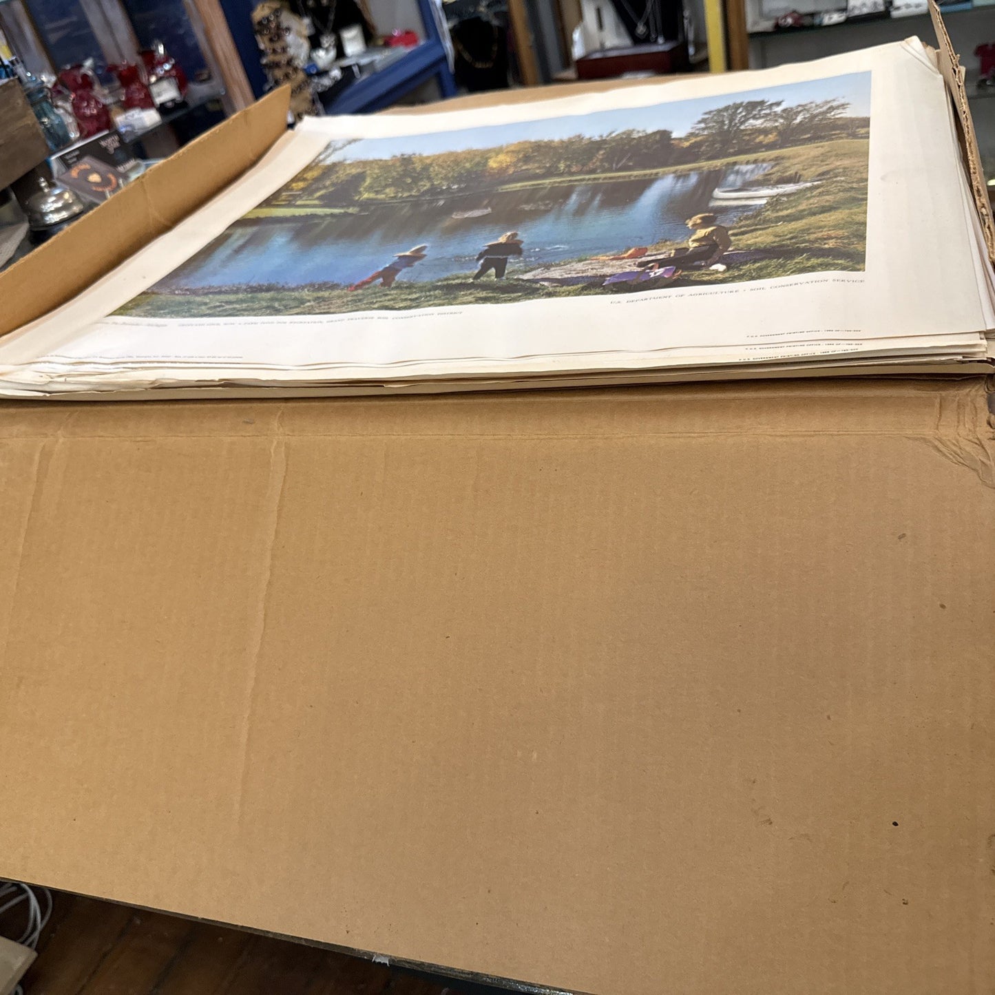 Complete Set Of US Dept. Agriculture "America the Beautiful" Prints - 52 Prints
