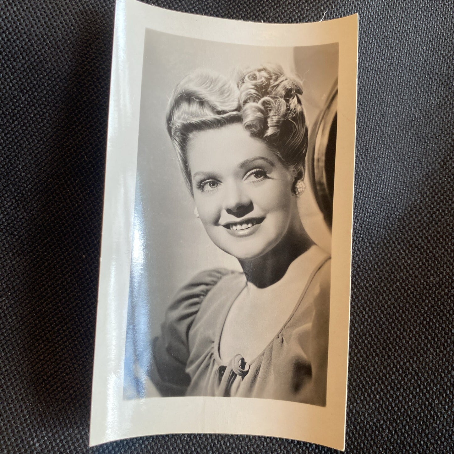 Real Photo  Alice Faye 2.5" x 4" Hollywood Movie Star Fan Club