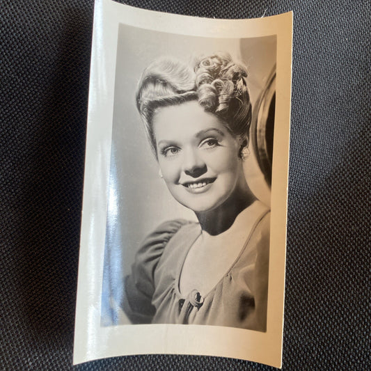 Real Photo  Alice Faye 2.5" x 4" Hollywood Movie Star Fan Club