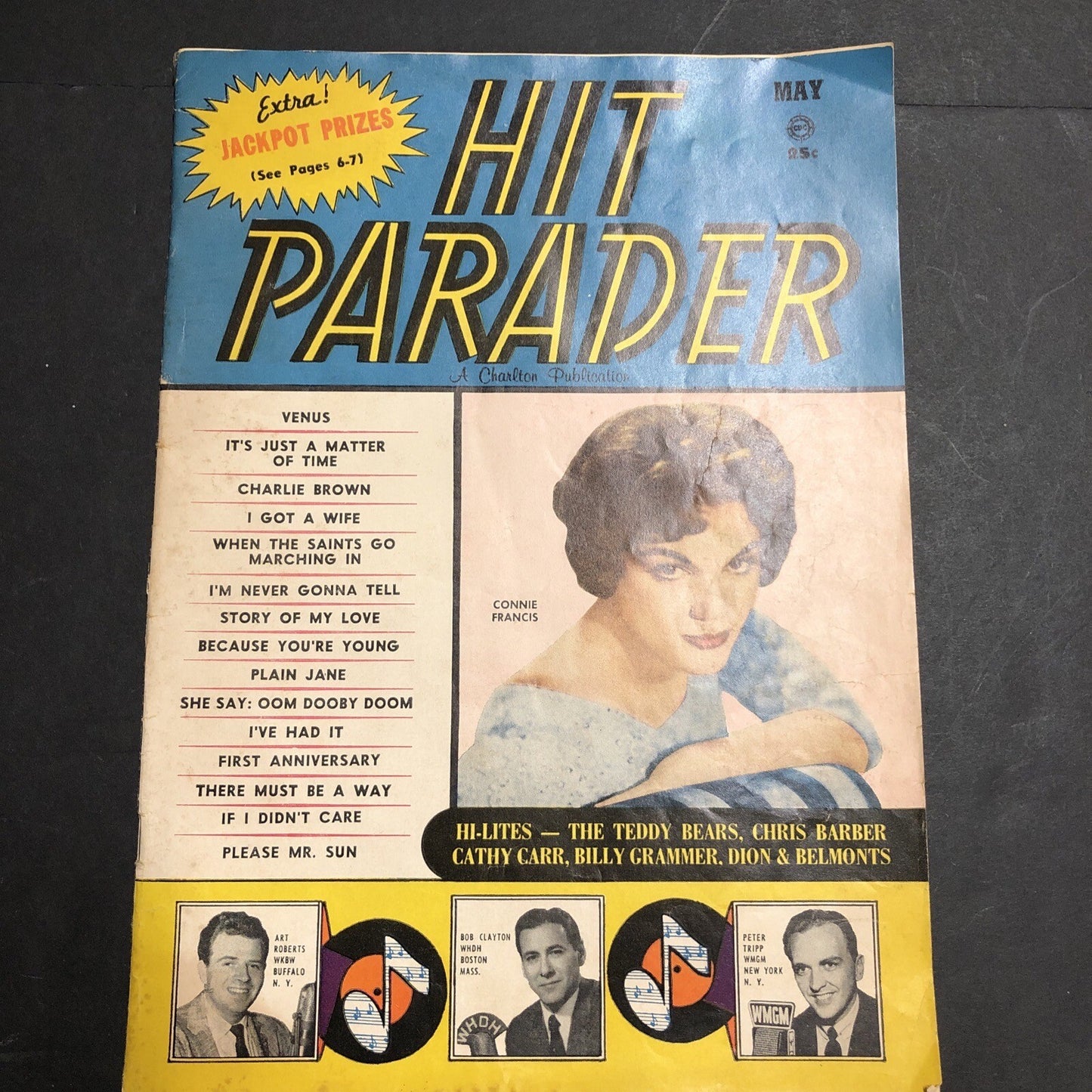 Hit Parader Magazine - May 1959 Connie Francis Teddy Bears Dion Belmonts