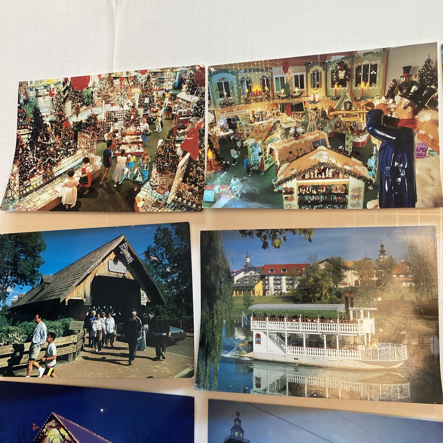 11 Frankenmuth Bronner's Bavarian Inn Christmas Float Mich Michigan MI Postcard