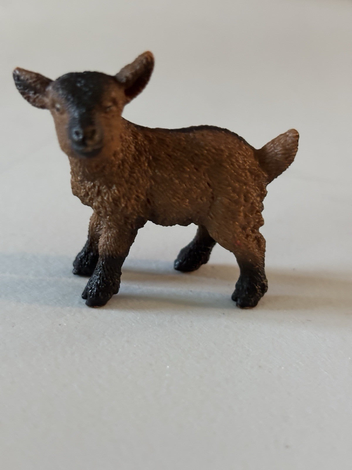 Schleich Baby Goat Kid Brown/Black Farm Animal Toy