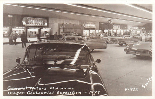 RPPC General Motors Motorama Oregon Centennial Exposition '59 Oregon OR Postcard