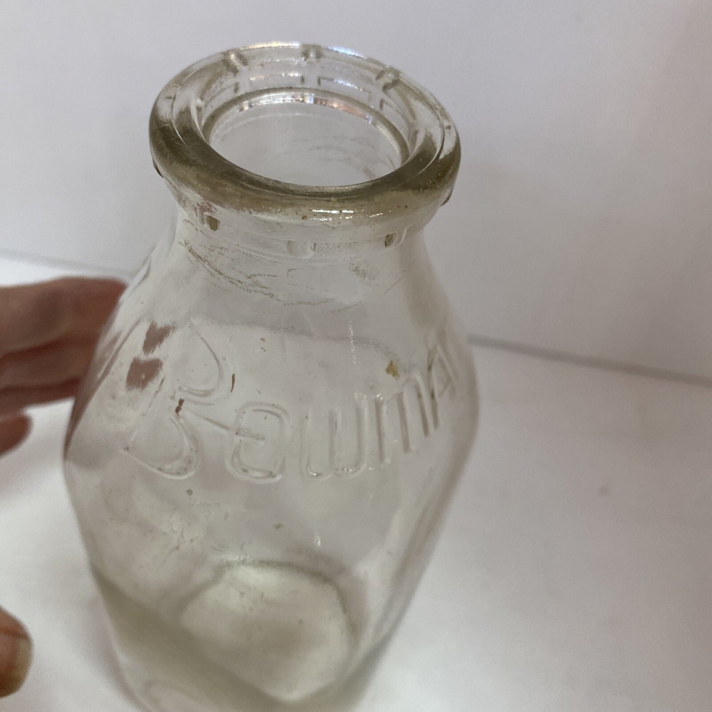 Bowman  Milk Quart Bottle Dairy Chicago Illinois IL
