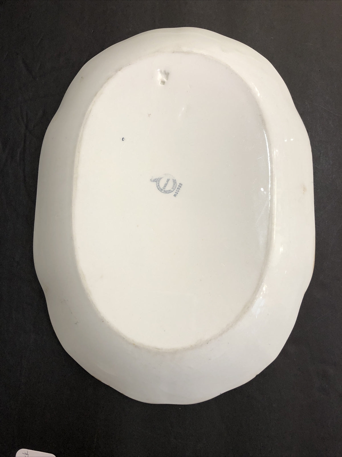 14.5 X 10.25 John Maddock & Sons Royal Vitreous Oval Platter England ROCOCO