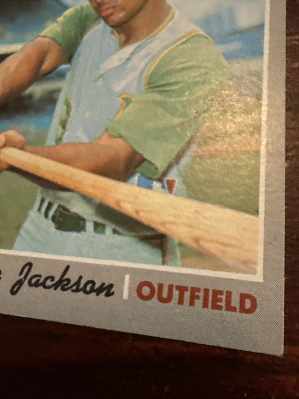 1970 Topps #140 Reggie M Jackson Bat Swing Baseball Card