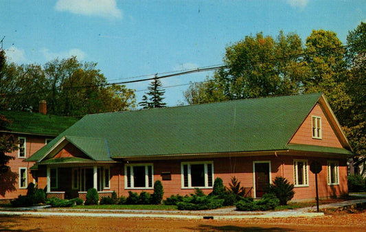 17102 Roth and Sons Funeral Home 305 N Hudson Lowell MI Michigan Mich Postcard