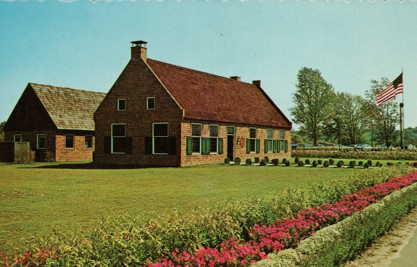 Posthouse Windmill Island Holland MI Michigan Mich Postcard 
