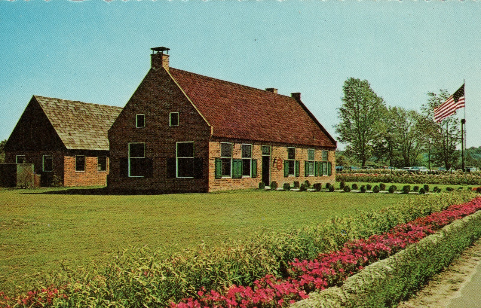 Posthouse Windmill Island Holland MI Michigan Mich Postcard 