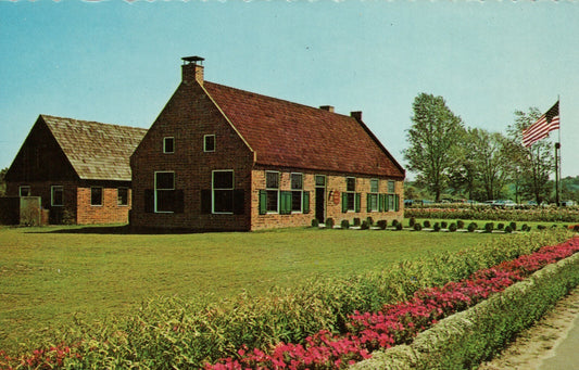 Posthouse Windmill Island Holland MI Michigan Mich Postcard 