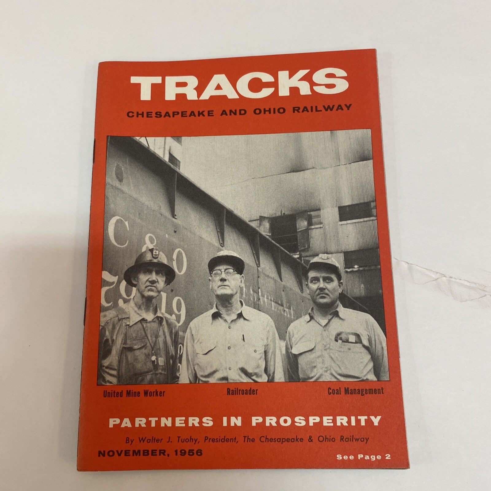 November 1956 TRACKS MAGAZINE CHESAPEAKE & OHIO RAILROAD RR TRAINS  