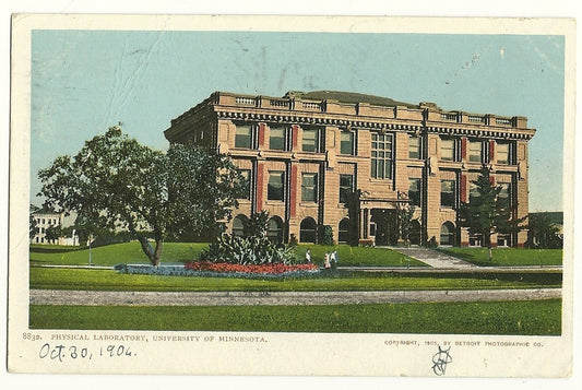 8832 Physical Laboratory University MN Minnesota  Postcard