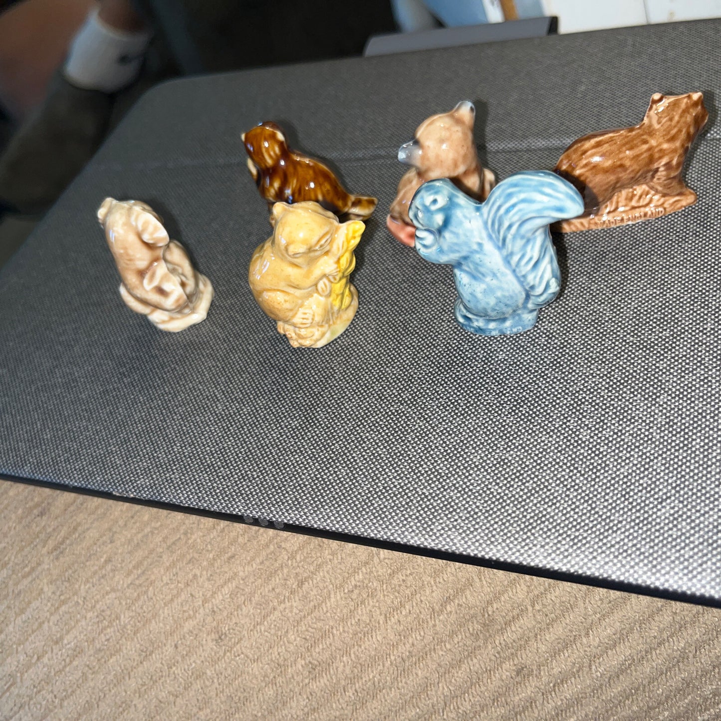 Wade Whimsies 6 Figurine England-squirrel,koala, Lemur,raccoon, Beaver