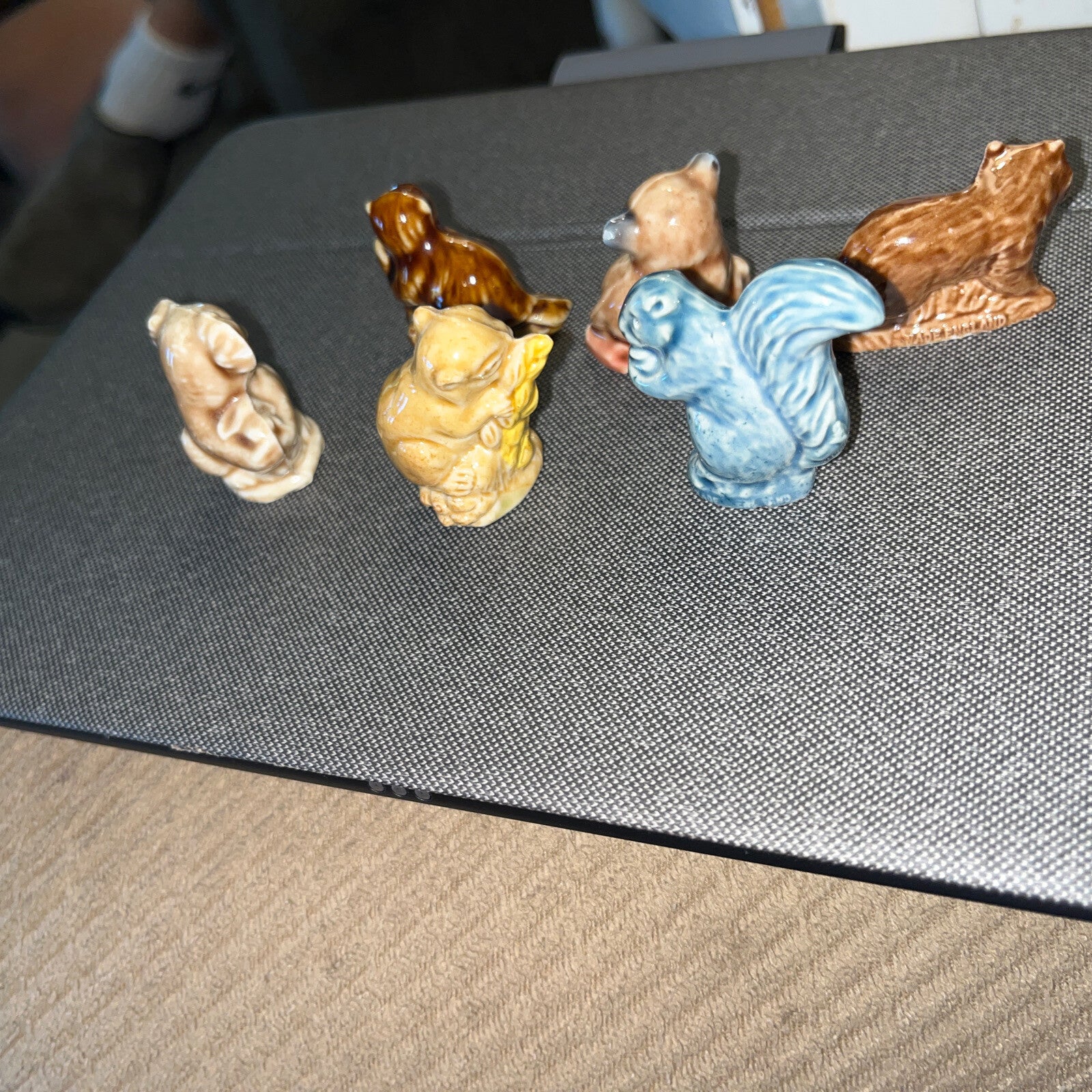 Wade Whimsies 6 Figurine England-squirrel,koala, Lemur,raccoon, Beaver