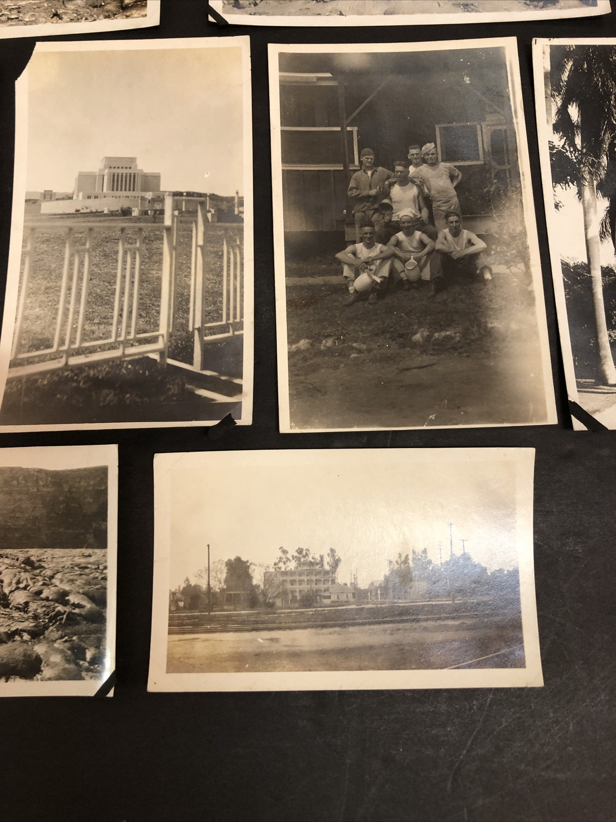 Lot of 17 Real Photos Military Soldiers Militaria Scenic Tropical
