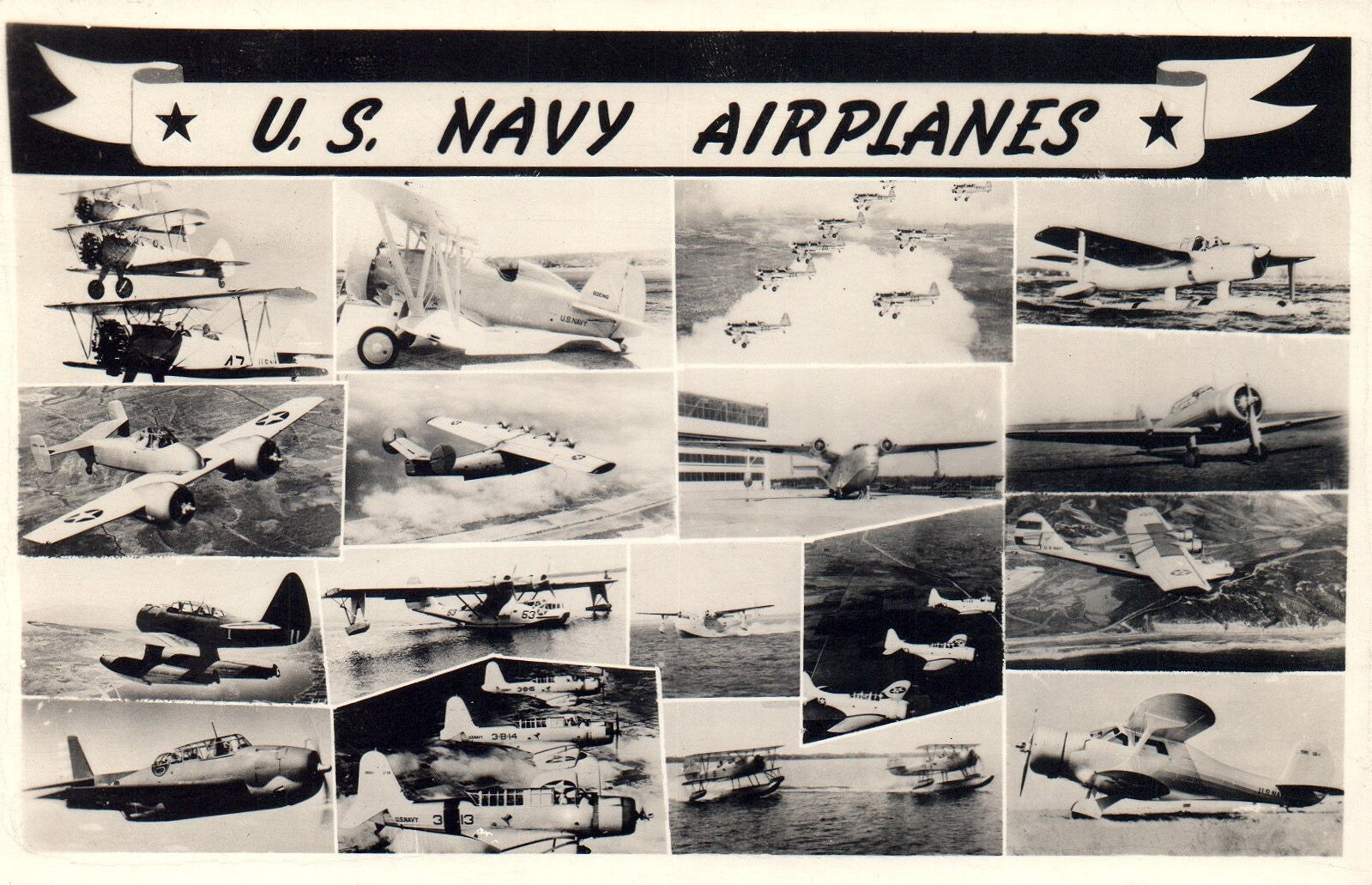 US Navy Airplanes Real Photos of Planes Airplane Postcard