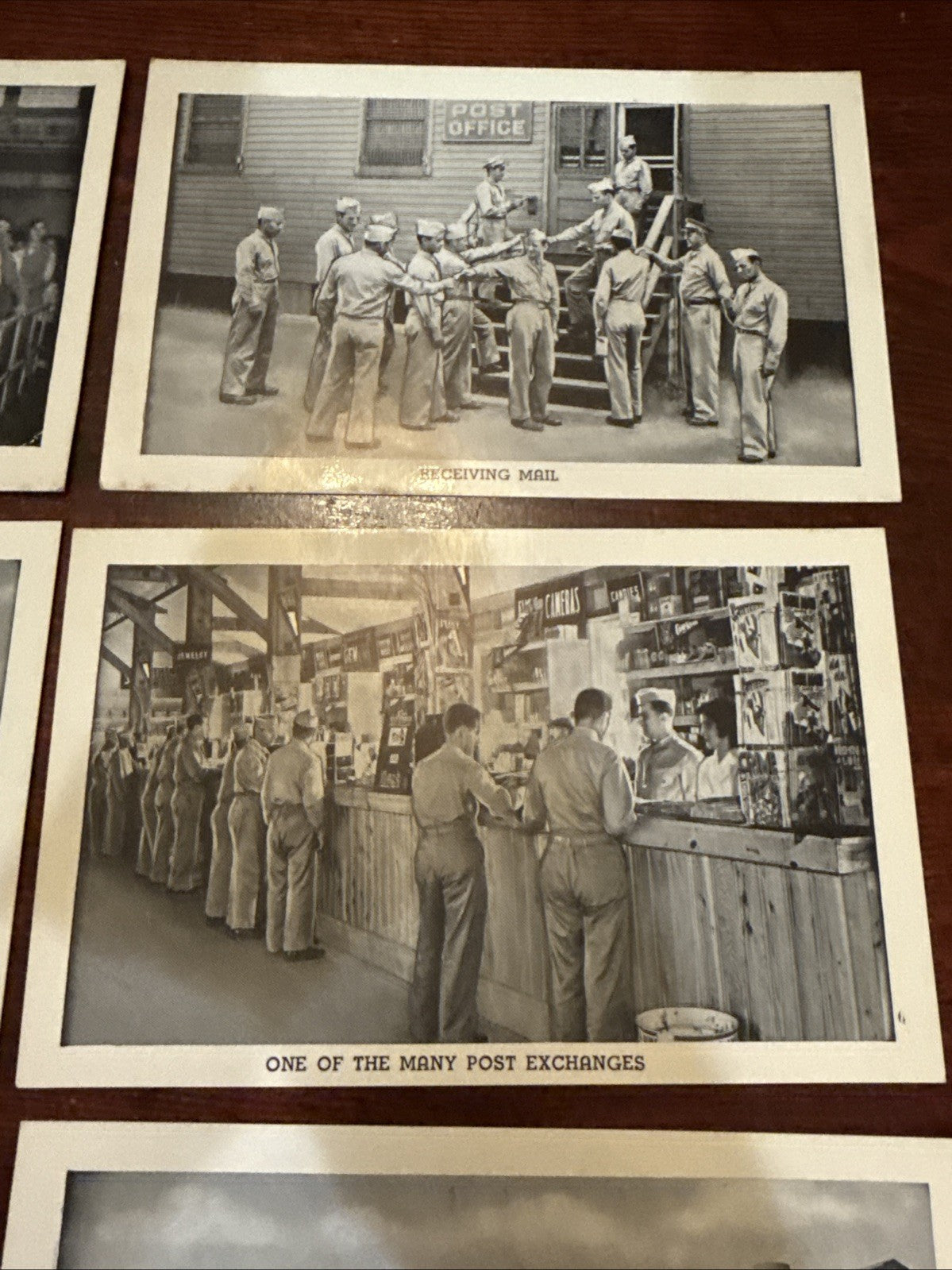 Lot of 11 Camp Kilmer NJ New Jersey Military Parade Militaria Postcard WWII 40's