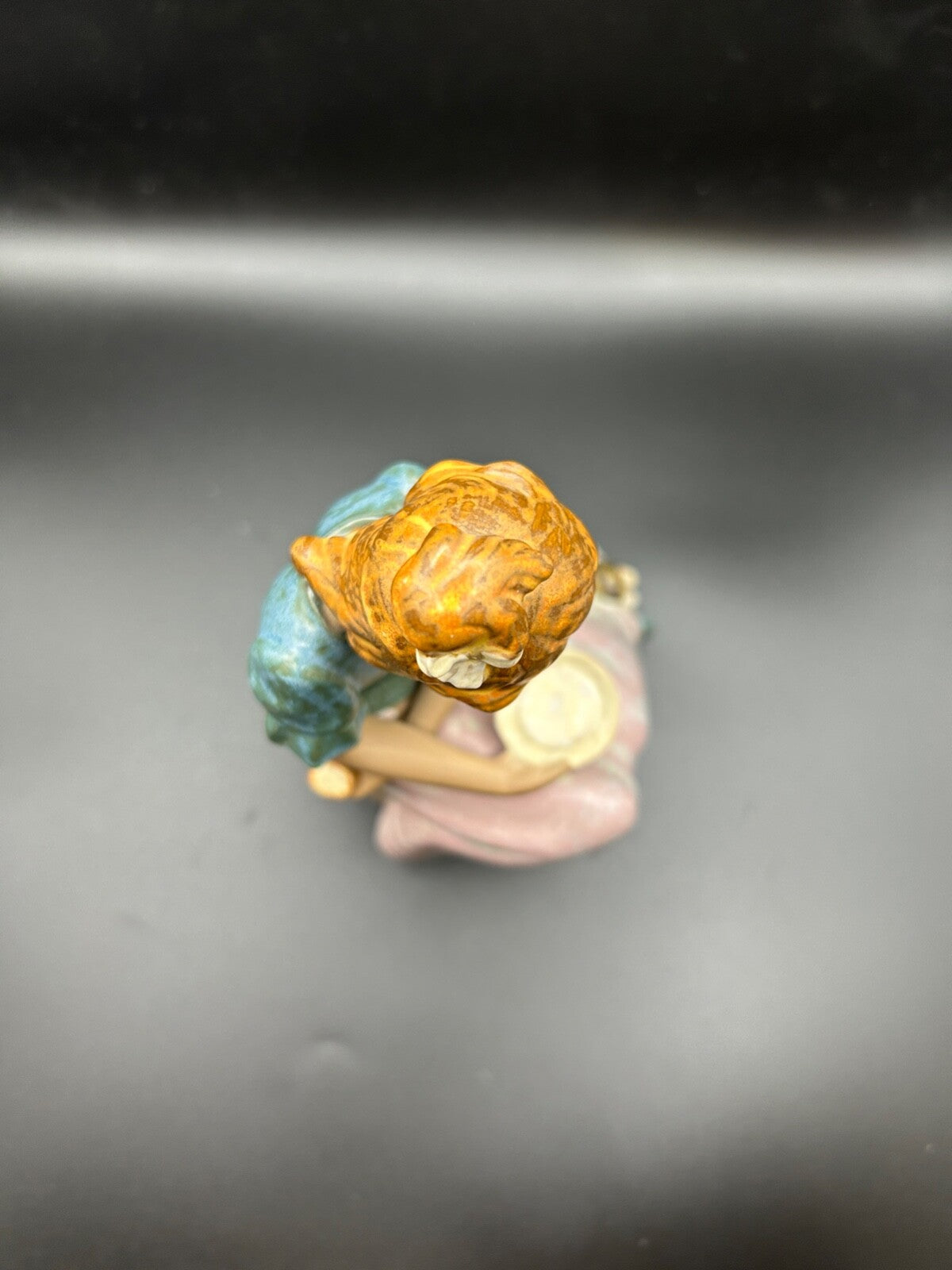 NAO Lladro 1024 "Girl's Best Friend" girl with puppy & milk GRES Finish Dog