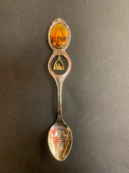 Vintage Gateway City St. Louis Missouri with Arch Charm Souvenir Spoon