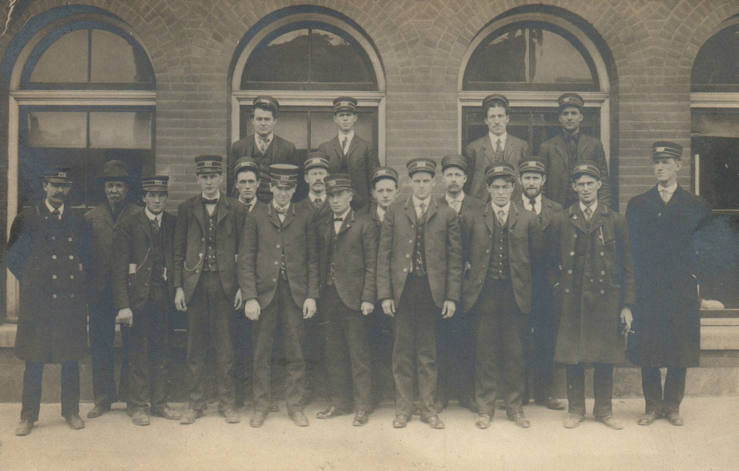 Real Photo Cable Car Conductor 's Grand Rapids MI Michigan Postcard