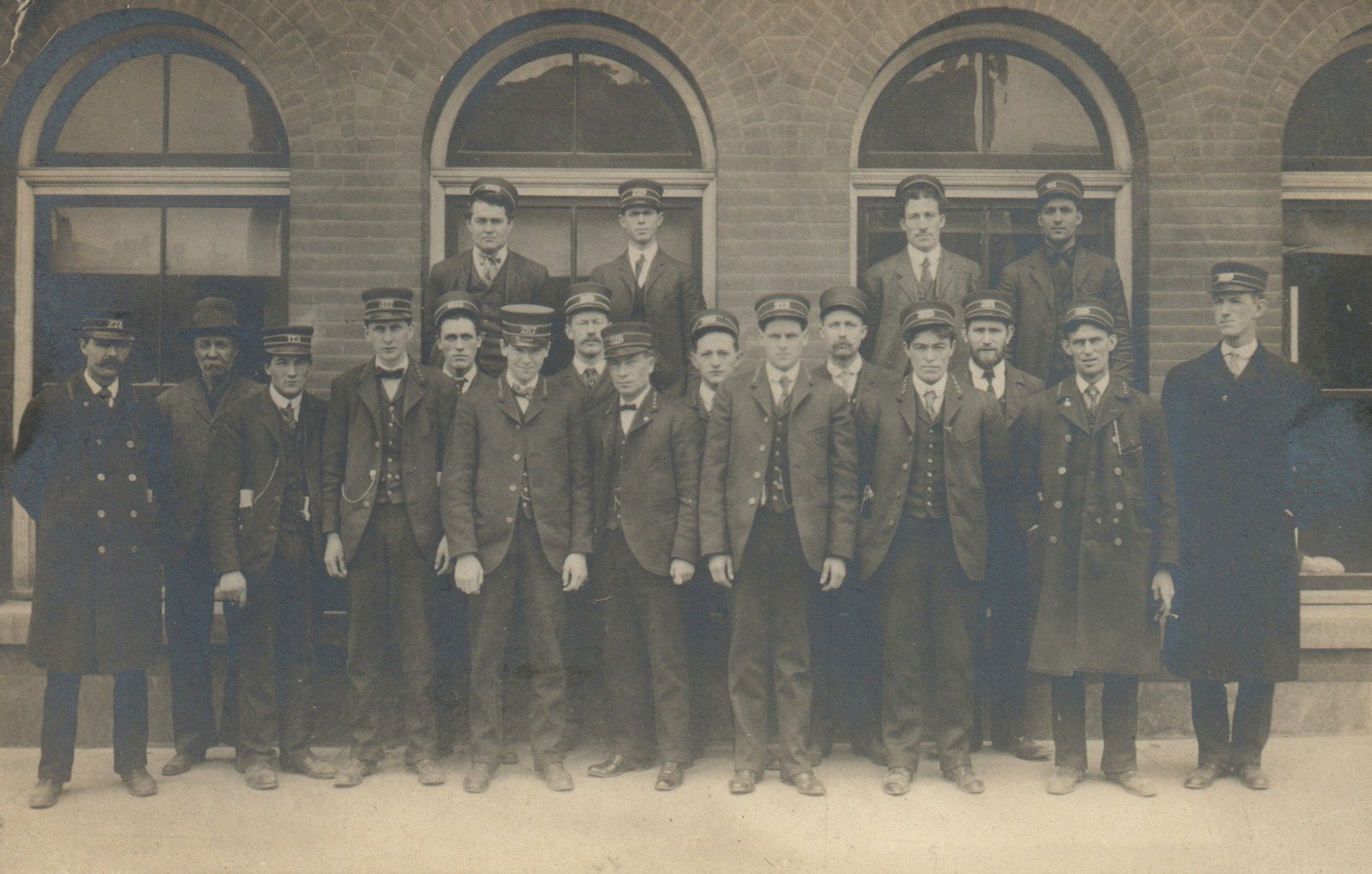 Real Photo Cable Car Conductor 's Grand Rapids MI Michigan Postcard