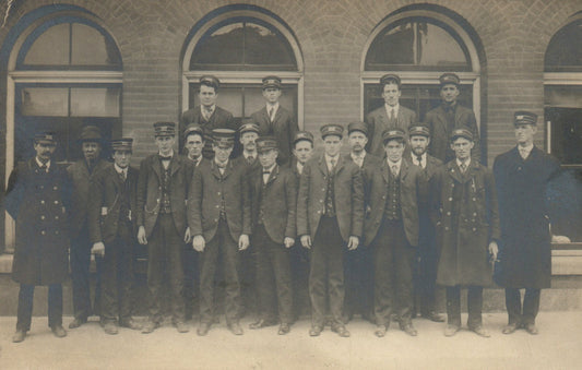 Real Photo Cable Car Conductor 's Grand Rapids MI Michigan Postcard