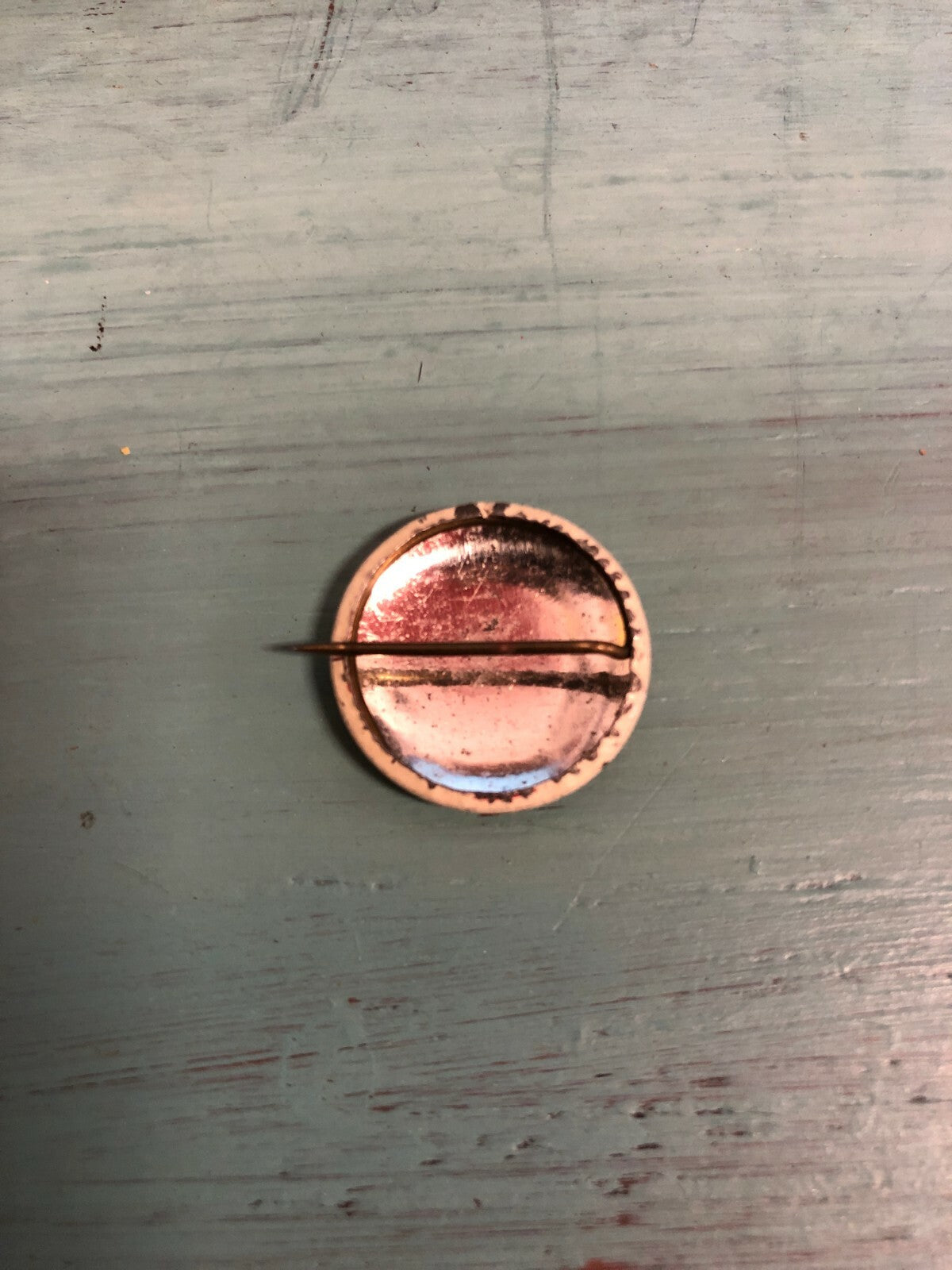 Vintage Tonga Litho Flag Pin 3/4"