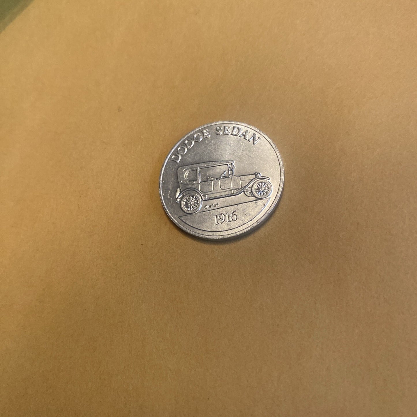 1916 Dodge Sedan Oil Commemorative Token Antique Car Coin Franklin Mint Series 1