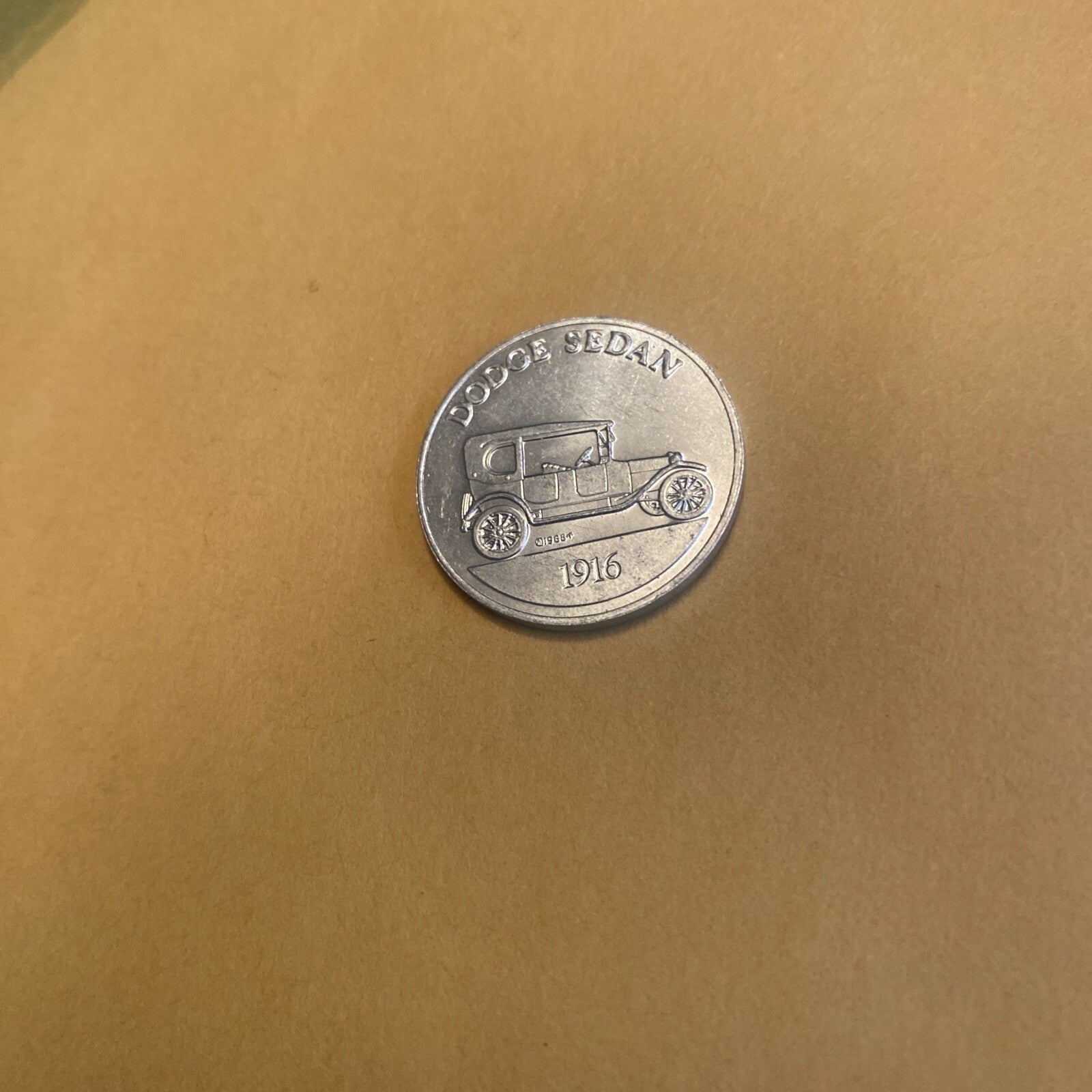1916 Dodge Sedan Oil Commemorative Token Antique Car Coin Franklin Mint Series 1