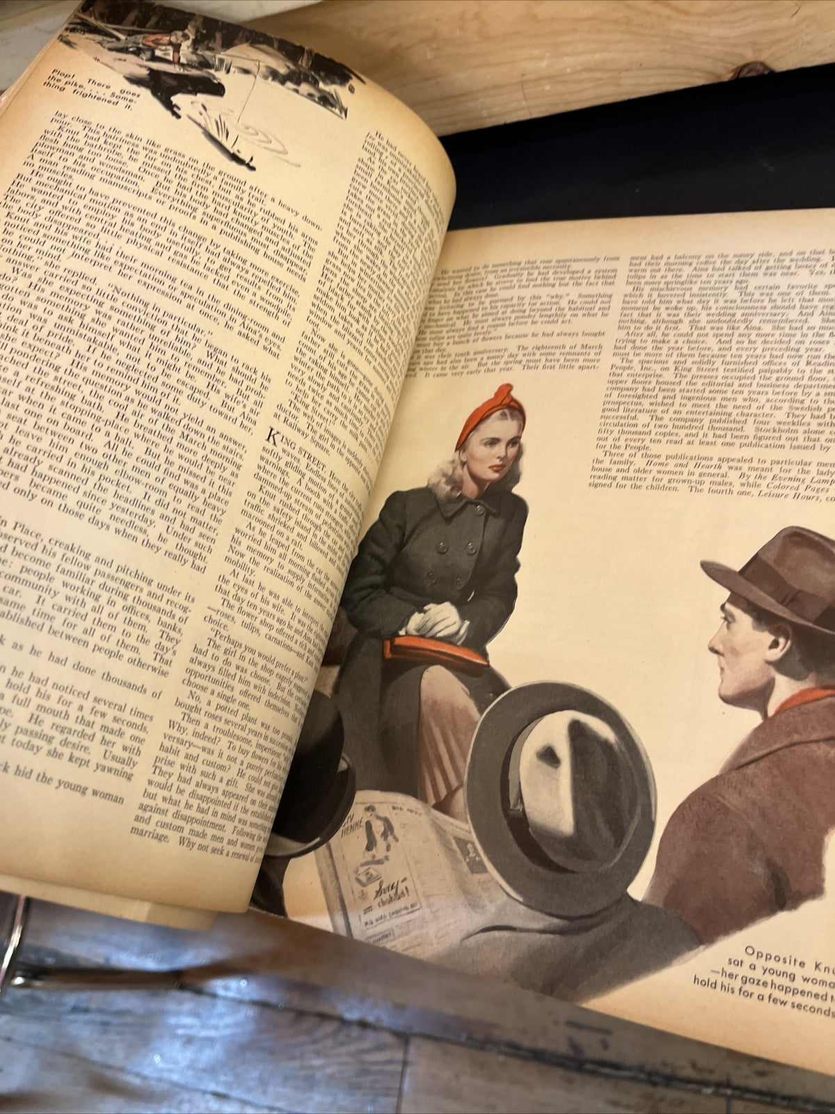 March 1941 REDBOOK Magazine Orig. Mailing Wrapper Agatha Christie Novel of Month