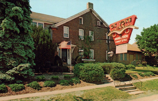 Ox Yoke Inn Amana Iowa German American Food Restaurant Postcard