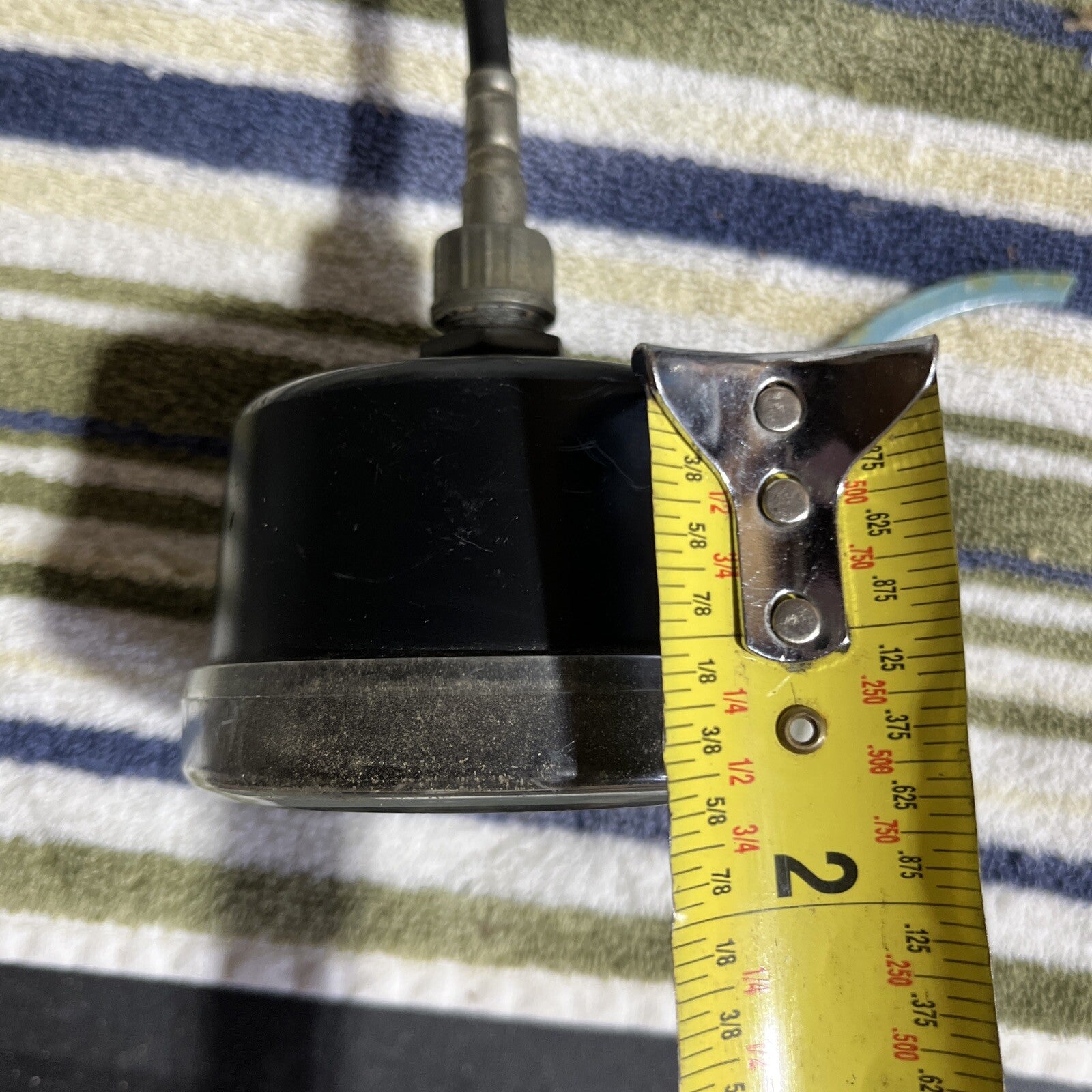 NEW NOS STEWART WARNER COUNTER CLOCKWISE SPEEDOMETER ODOMETER GAUGE MPH MOPED SW