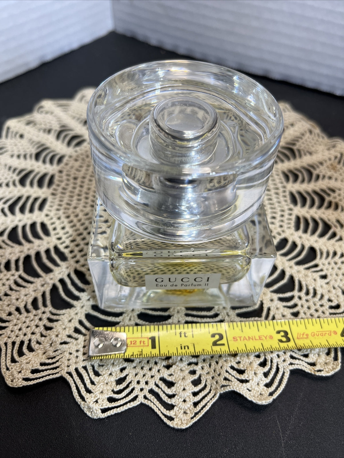 GUCCI Eau de Parfum II Glass Square Bottle Only