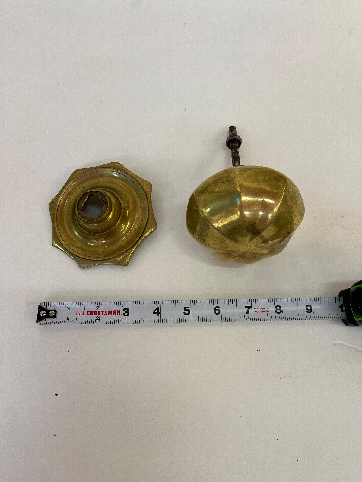 Large/Giant Vintage 1 lb 8 oz Brass Door Knob