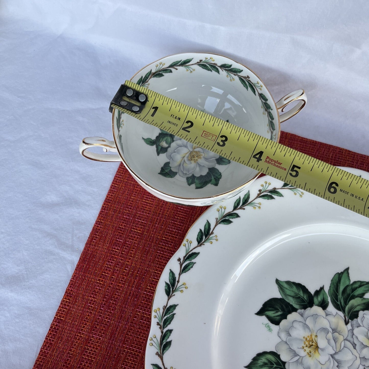 Royal Albert - Lady Clare Bone China, 6 - Pc Serving Set  - England Floral