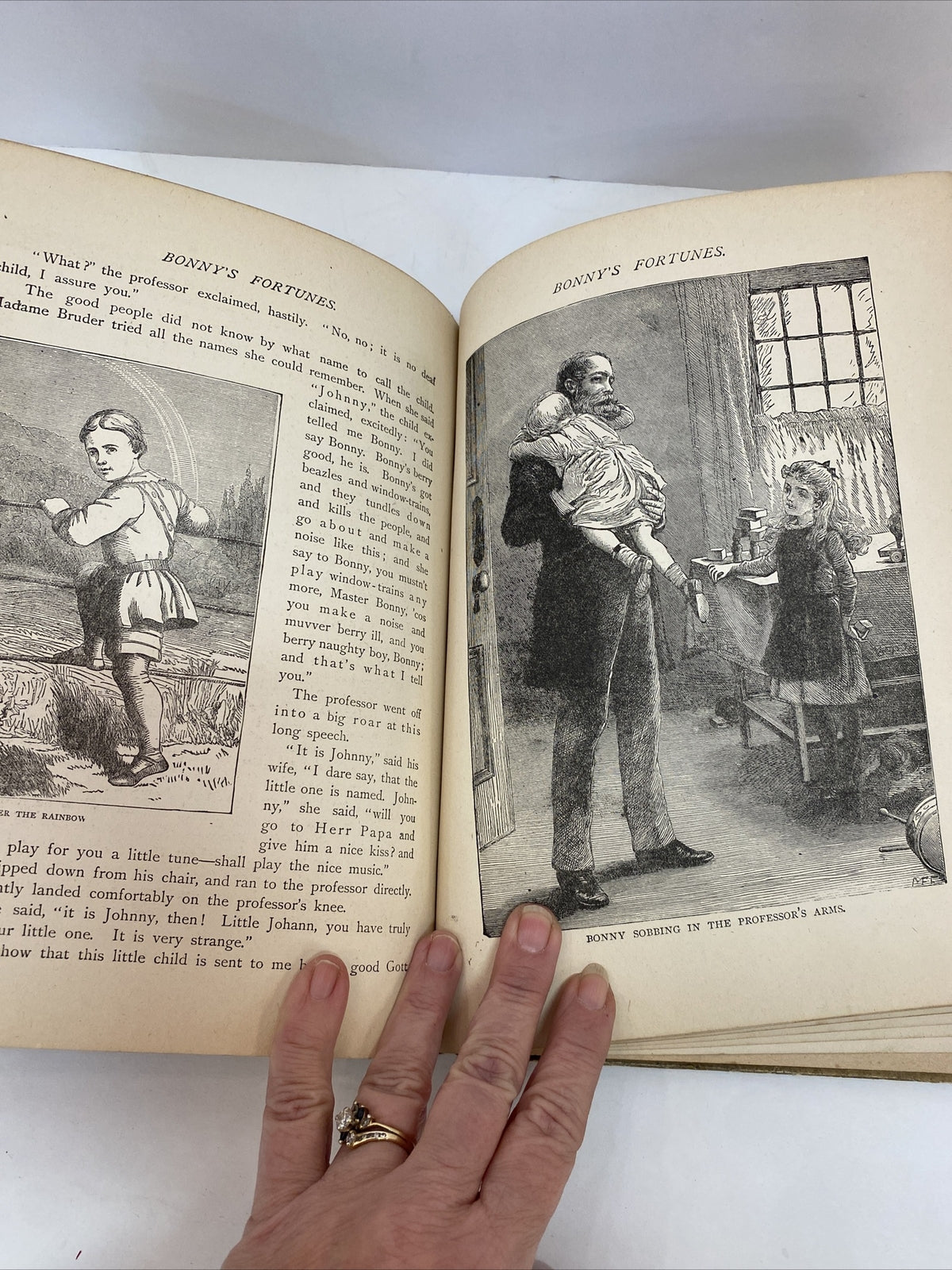 Rare 1890's Vintage Happy Darlings Childrens Book DeWolfe Fiske & Co Boston