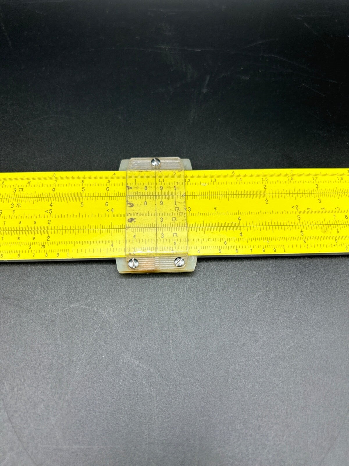 Pickett Model N531 ES 12" Metal Slide Rule Leather case Capitol Radio Engineerin