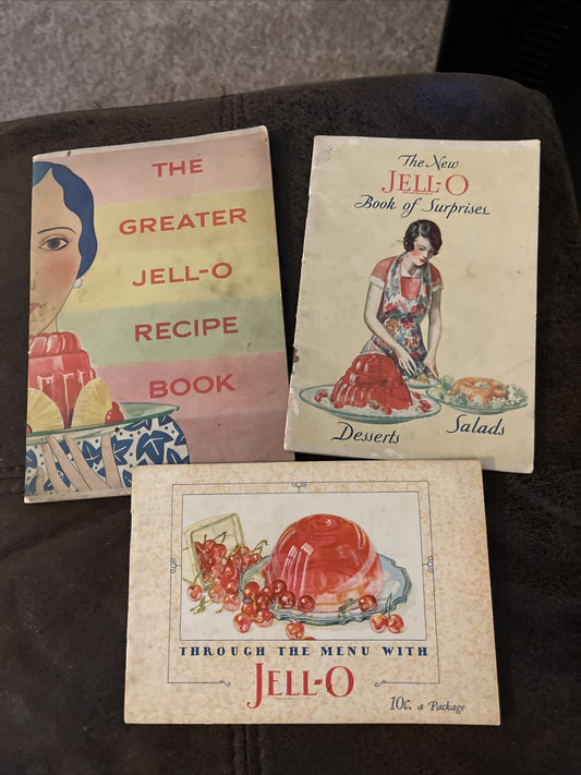 3 -Vintage Jello-O Booklets