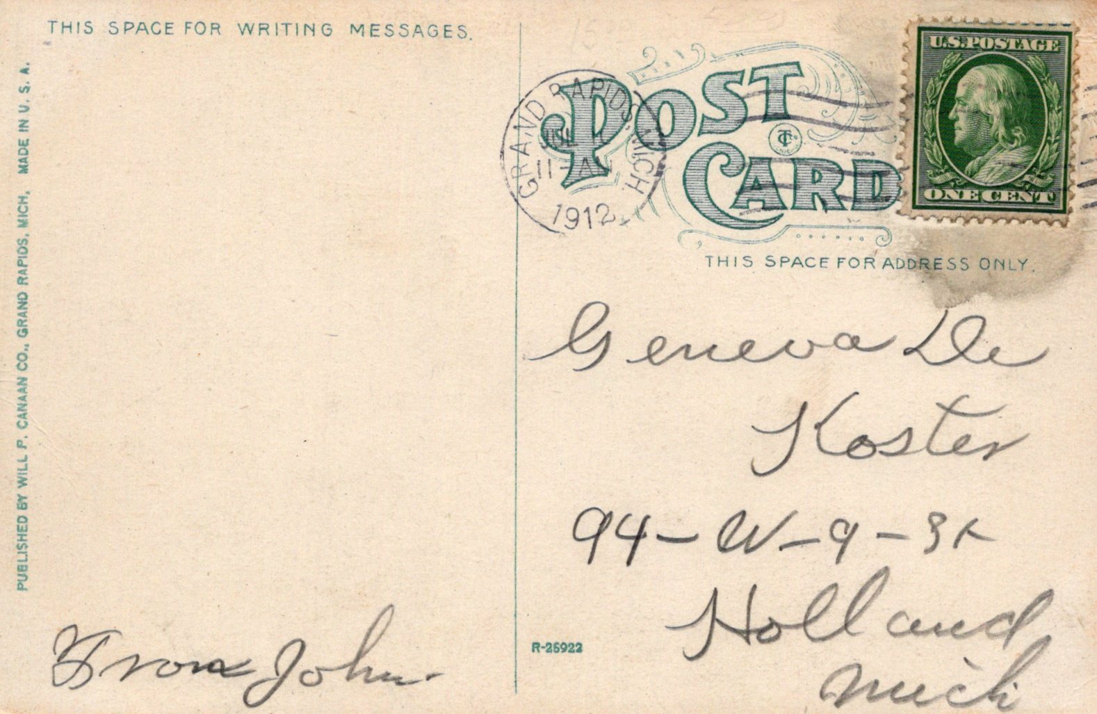 220 Miniature Railway Reed's Lake Grand Rapids Michigan MI Mich Postcard