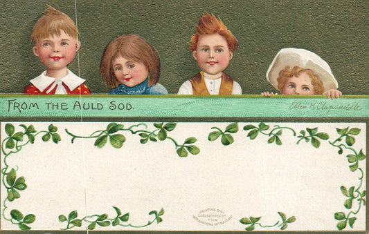 Clapsaddle St Pats Children Post Card