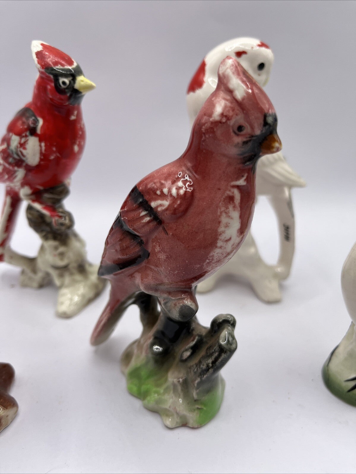 Porcelain Figurines Occupied Japan Lot Birds VTG 6 Pc
