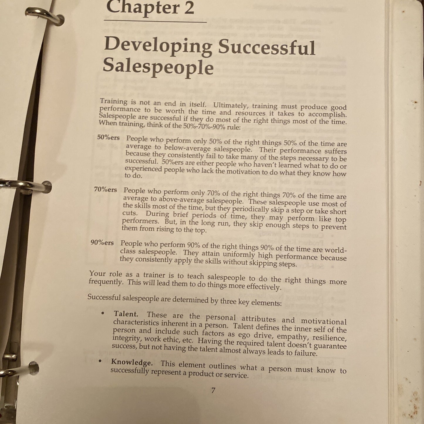 50 Fifty Activities for Sales Training Phillip Faris 1993