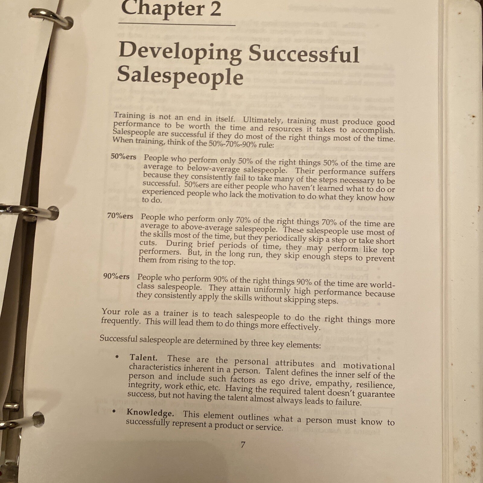 50 Fifty Activities for Sales Training Phillip Faris 1993