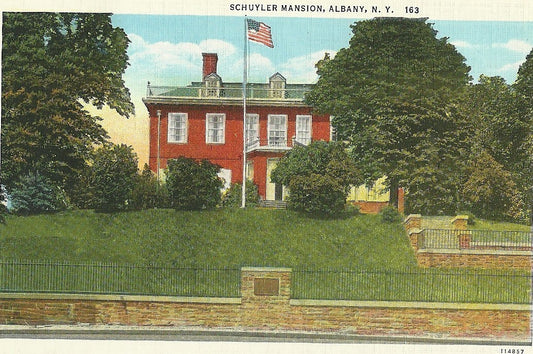 Schuyler Mansion Albany New York NY Postcard