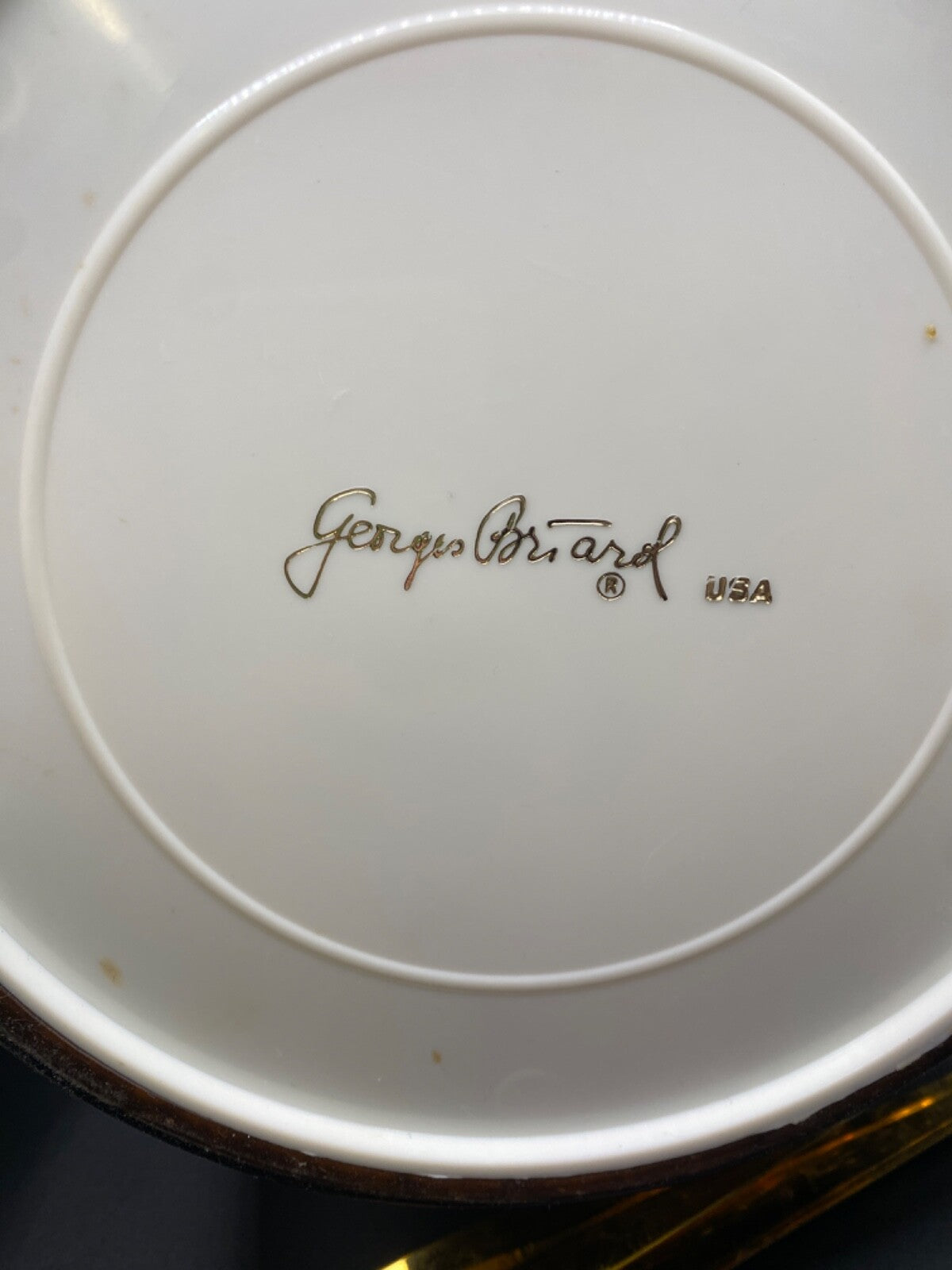 Drulane Towle Barware set 6 Whiskey glasses Ice Bucket Brown Tortoise shell Gold